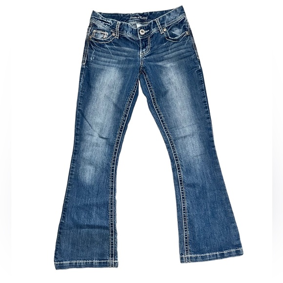 Maurices Denim - Maurices Bridget Light Wash Sequin Pocket Bootcut Jean